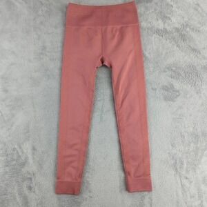 Fabletics Leggings Womens Small Pink Seamless High Rise Ankle Yoga Athletic